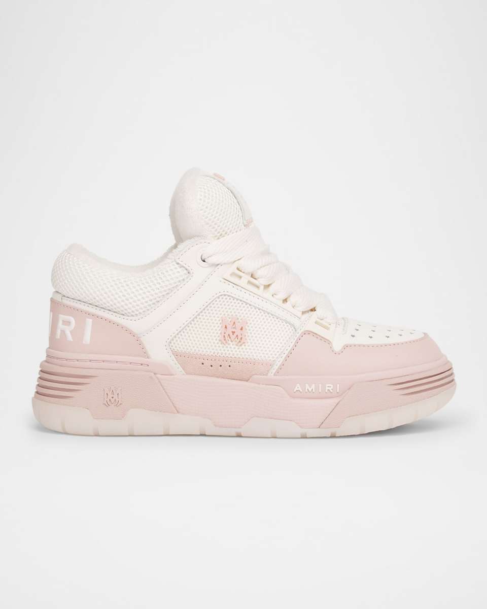 MA-1 Mesh & Leather Chunky Sneakers